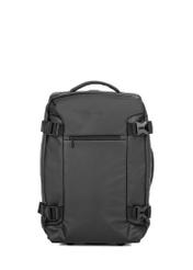 Walizka mała na kółkach WALNY-0047-99-19(W26) - widok produktu z przodu, na białym tle.