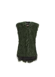 Green women's vest KAMDF-0018-4099(Z20)-01