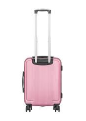 Walizka kabinowa na kółkach WALAB-0053-5C-19(W26), widok produktu z tyłu na białym tle.