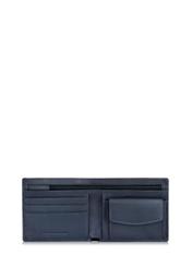 Granatowy skórzany portfel męski PORMS-0009-69(W24)