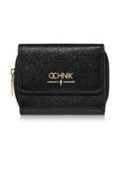 Black small leather women's wallet PORES-0932-99(Z24)