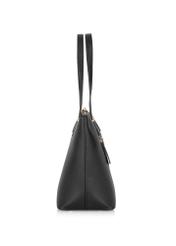 Elegant black women's shopper bag TOREC-0953-99(Z24)-05