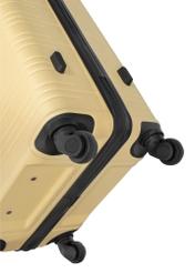 Walizka duża na kółkach WALAB-0083-2B-28(W26) - zbliżenie na detal, na białym tle. 