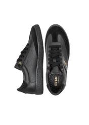 Black leather women's sneakers BUTYD-1143-99(Z24) photo 6