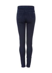 Granatowe spodnie skinny damskie SPODT-0046-69(Z21)-02