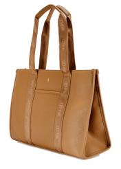 Duża torebka shopper camelowa TOREC-0977A-24(Z25)