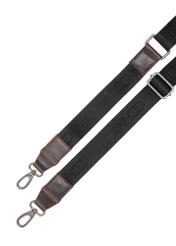 Brązowa skórzana torba męska TORMS-0542-1I(Z26), widok paska produktu na białym tle.