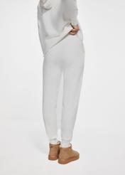 Cream women's sweatpants SPODT-0082-12(Z24)-02