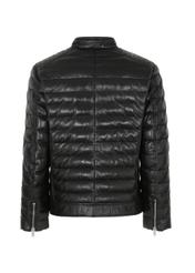 Men's quilted leather down jacket KURMS-0249-5480(Z24)-05