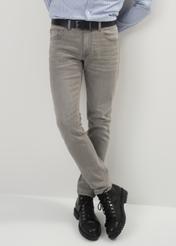 Szare spodnie jeansowe męskie JEAMT-0020-91(Z23)