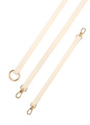 Kremowy portfel damski z paskiem POREC-0431-0B(W26)