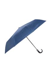 Granatowy parasol męski PARSM-0002-7E(W26), widok produktu z przodu na białym tle.