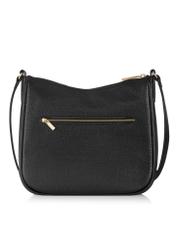 Black leather women's shoulder bag TORES-1041-99(Z24)-06