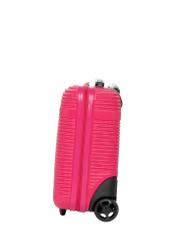 Walizka kabinowa na kółkach WALAB-0040-5E-16(W26), widok produktu z boku na białym tle.