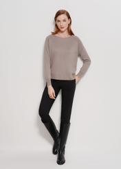 Light gray women's sweater SWEDT-0226-91(Z24)-01