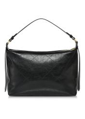 Black imitation leather handbag TOREC-0988-99(Z24)-04