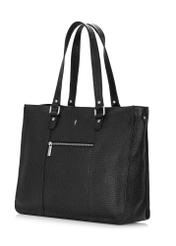 Large women's leather shopper bag TORES-1020-99(Z24)-02