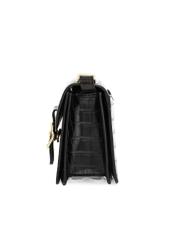 Czarna mała torebka damska croco TOREC-1009-97(W25)-03