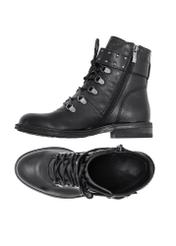 Black boots with buckle for women BUTYD-0841B-99(Z23)-04