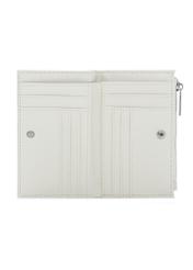 Średni kremowy portfel damski POREC-0428-0B(W26), widok produktu w środku na białym tle.