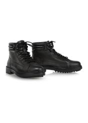 Black men's leather boots BUTYM-0471-99(Z24)-04