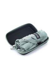 Parasol damski w kolorze miętowym z etui PARSD-0038-53(W25), widok produktu w opakowaniu na białym tle.
