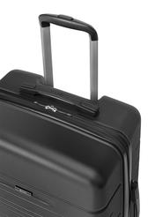 Walizka duża na kółkach WALAB-0083-99-28(W26) - zbliżenie na detal, na białym tle. 