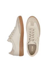 Beige leather women's sneakers BUTYD-1143-81(Z24) photo 6