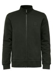 Green cotton men's sweatshirt without hood BLZMT-0061-54(Z24)