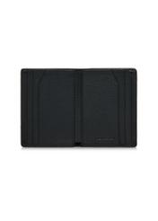 Black leather small men's wallet PORMS-0610-99(Z24)-04