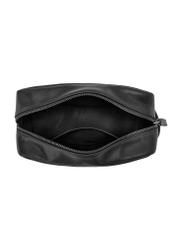 Black leather men's cosmetic bag TORMS-0443-99(Z24)