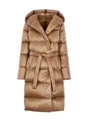 Women's beige winter jacket KURDT-0332-82(Z21)-06