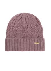 Women's winter hat in dirty pink color CZADT-0191-31(Z24)-01