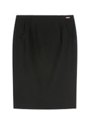 Klasyczna czarna ołówkowa spódnica SPCDT-0088-99(W26)