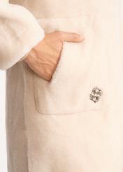 Płaszcz wełniany damski z kapturem FUTDW-0011-81(Z22)