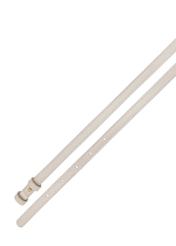 Kremowa półokrągła listonoszka damska TOREC-1127-0B(W26), widok paska produktu na białym tle.