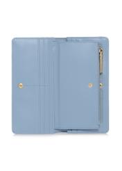 Duży błękitny portfel damski z tłoczeniem POREC-0320-61(W23)