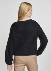 Women's V neck sweater SWEDT-0144-99(Z21)-04