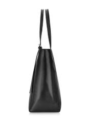 Capacious black women's shopper bag TORES-1058-99(Z24)-03