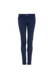 Granatowe spodnie skinny damskie SPODT-0026-69(W21)-02