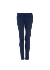 Granatowe spodnie skinny damskie SPODT-0026-69(W21)-02