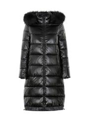 Women's quilted jacket with hood KURDT-0334-98(Z23)-07