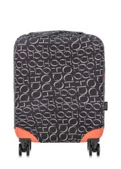Pokrowiec na małą walizkę z monogramem AW-013-0001-98-S(W25), widok produktu na walizce na białym tle.