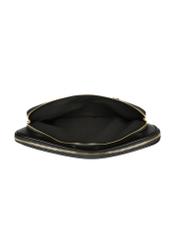 Czarna damska torba na laptopa TOREC-0978A-99(Z25) - widok produktu z góry na białym tle. 