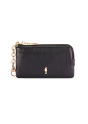 Mały skórzany portfel damski PORES-0979R-9I(W26), widok produktu od przodu na białym tle.