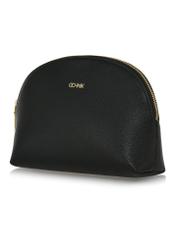 Black women's cosmetic bag made of imitation leather TOREC-0960-99(Z24)-03