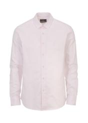 Różowa koszula męska slim KOSMT-0302-34(W23)