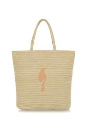 Torebka shopper damska ze słomki TOREC-0636-23(W22)-01