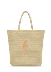 Torebka shopper damska ze słomki TOREC-0636-23(W22)