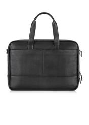 Men's black leather briefcase TORMS-0015C-99(Z24)-05